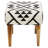 Gitane 58cm Wide Rectangle Geometric Footstool Ottoman