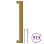 Metro Lane Cabinet Handles 10 Pcs Silver 192 Mm Stainless Steel-1206590048-1206590050
