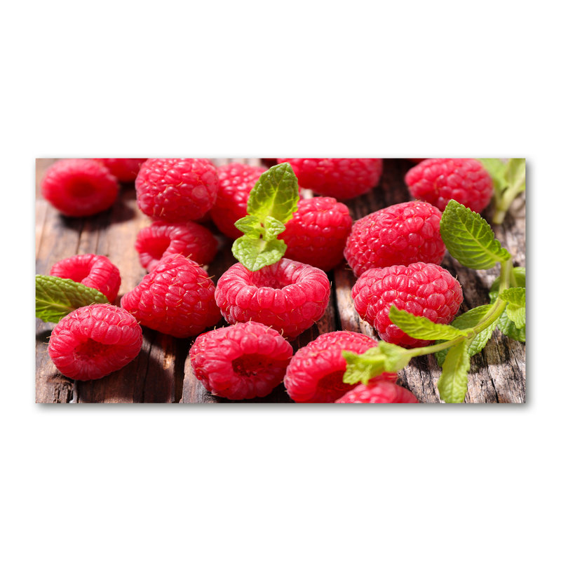 Raspberries - No Frame Print on Canvas