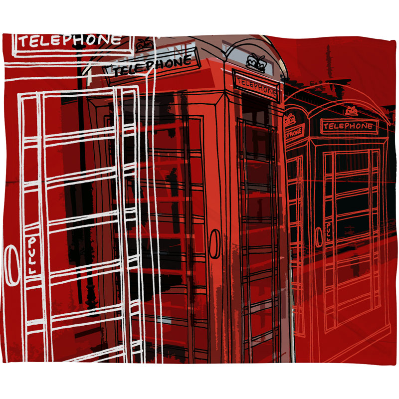 Jeté pour boîte téléphonique, H 60 po x l 50 po