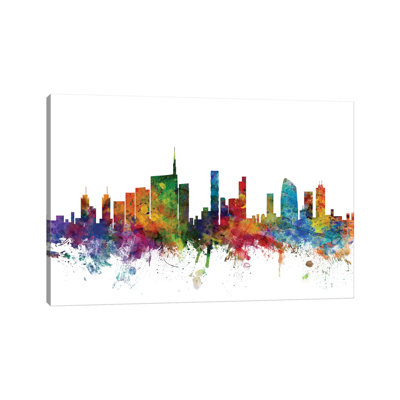 Milan, Italy Skyline by Michael Tompsett - Wrapped Canvas Gallery-Wrapped Canvas Giclée