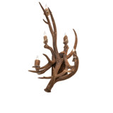 Antlers 5 - Light Candle Wall Light