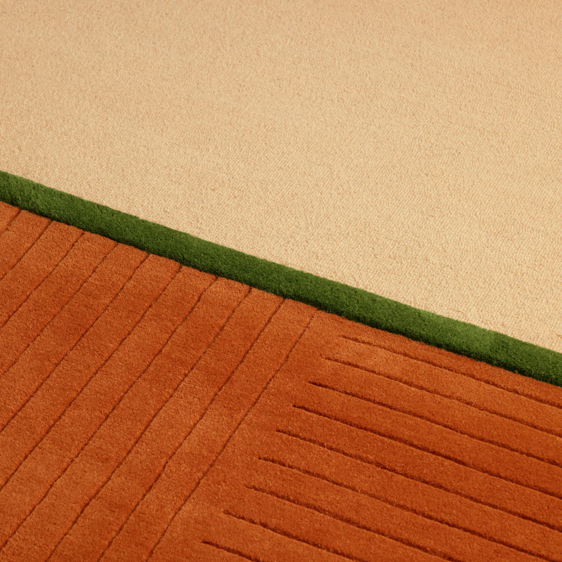 Decor Wool Area Rug, Rectangle 5'3" x 7'6"