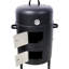 Fumoir barbecue en acier avec alimentation en air réglable et fabrication pour le plaisir en plein air Barbecue robuste de 17 pouces Gestion améliorée de la température