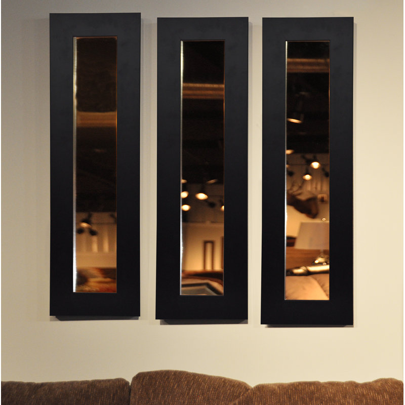 Ensemble de miroirs 4 pièces Billie-Rae, H 11,5 po x l 29,5 po