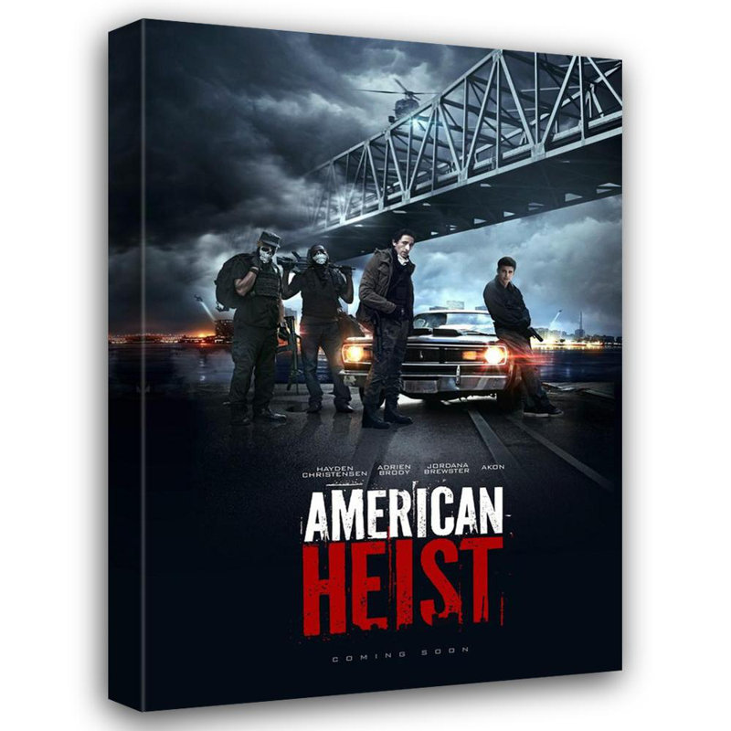 American Heist, H 24 po x l 17 po
