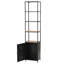 Parque 180cm H x 40.5cm W Steel Step Bookcase