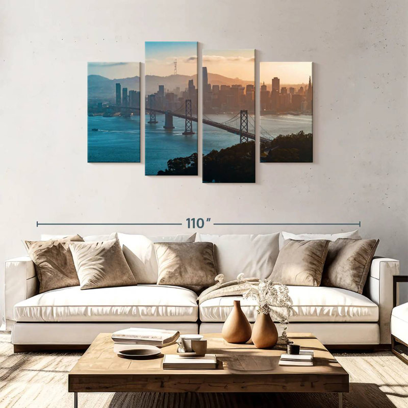 Lilie Golden Gate Haze, 48" H x 75" W