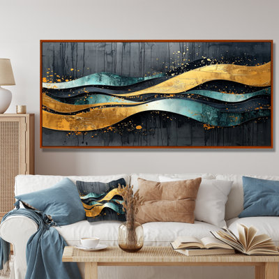 Abstrait transitionnel temporal abstrait III - art mural transitionnel