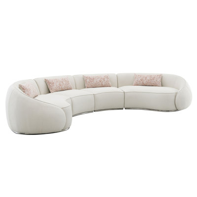 Canapé modulaire Sahara avec 4 coussins