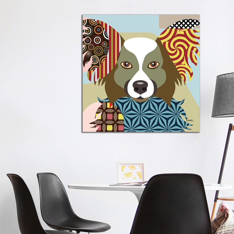 Papillon by Lanre Studio - Wrapped Canvas Gallery-Wrapped Canvas Giclée, 93.98 cm H x 93.98 cm W x 1.91 cm D