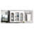 White Wall-Mounted Medicine Cabinet with Mirror, Solid Wood and MDF Bathroom Storage, TSCA Title VI Compliant
