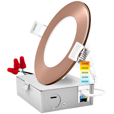 Ensemble d'éclairage encastré 4 "Ultra Slim