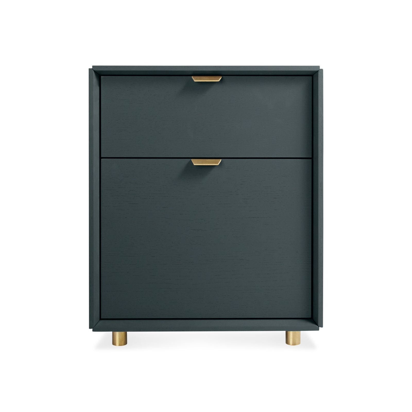 Dang 2 - Drawer Vertical File Cabinet, Navy Green
