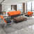 Noir / Orange sélectionné