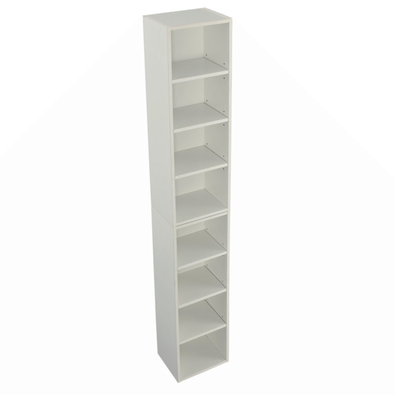  Armoire de rangement à 8 niveaux, Blanc