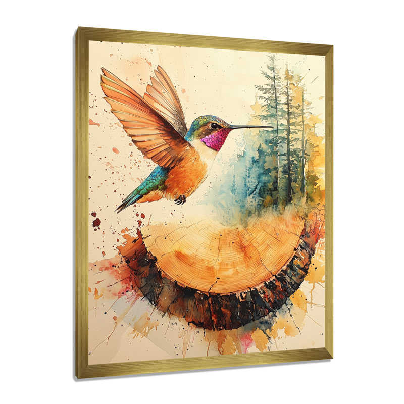 Goldine - animaux, art mural, Reproduction encadrée d'une seule photo, H 32 po x l 24 po, Doré
