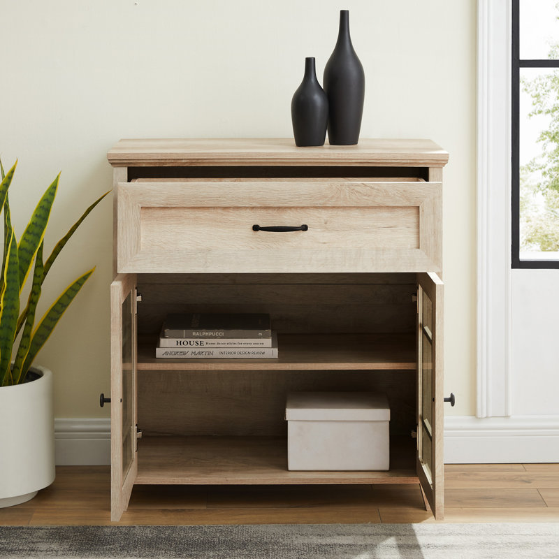 Halethorpe Accent Cabinet, White Oak