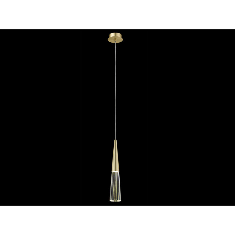 Dorcia 1 - Light Pendant, Brushed Brass