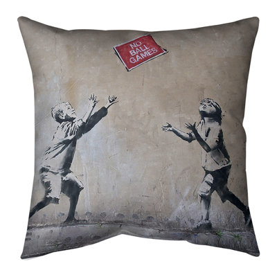 No Ball Games Pillow Cover