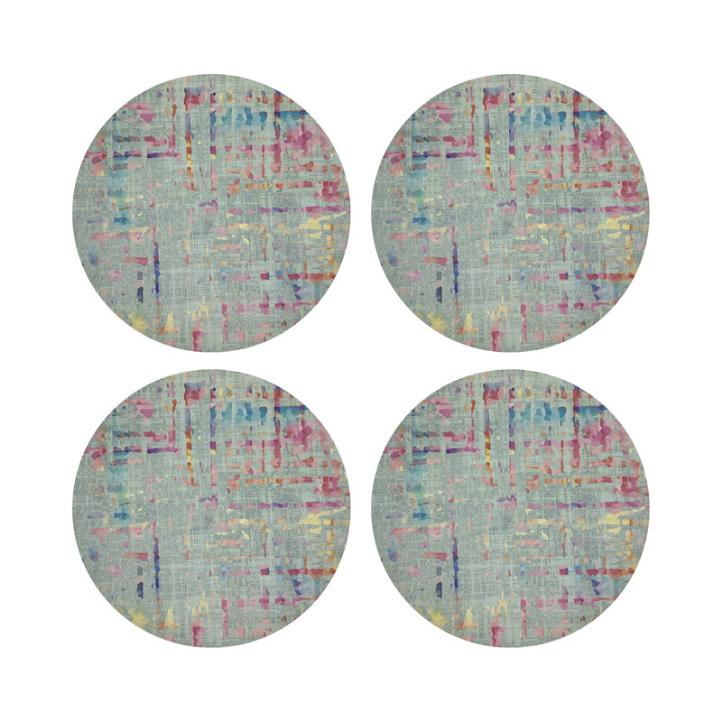 Coco Pebble 16" Vinyl Placemat, Mint