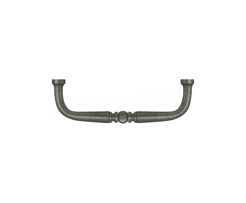 1 Center to Center Bar Pull, Antique Nickel