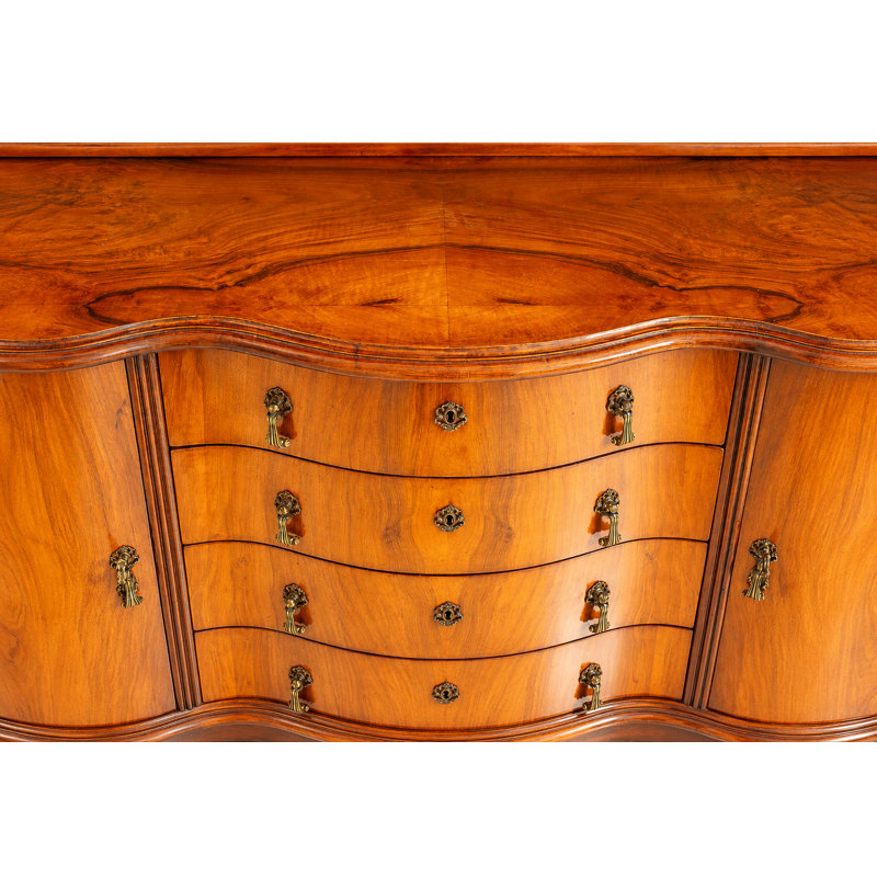 Original Italian Antique Buffet and Hutch
