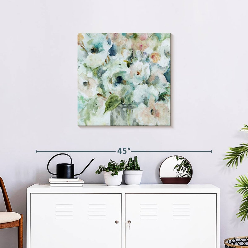 Blooming Softly, 24" H x 24" W