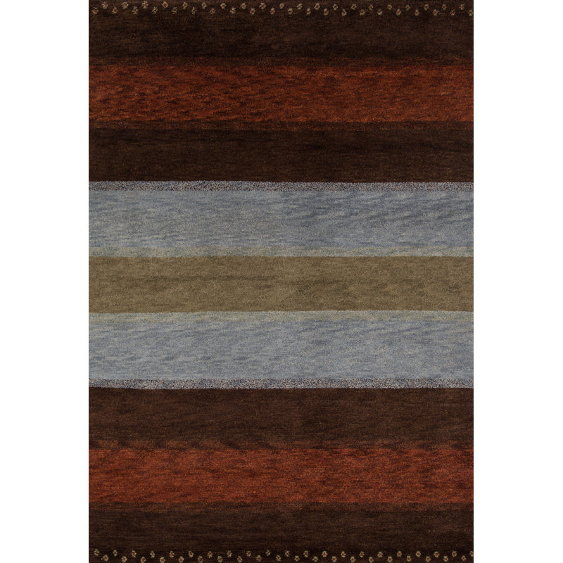 Havsa Wool Striped Indoor Rug, Rectangle 3'9" x 5'9"