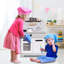 Ensemble de jeu de cuisine pour enfants Lil 'JUMM Pretend, jouet de cuisine en bois Pretend