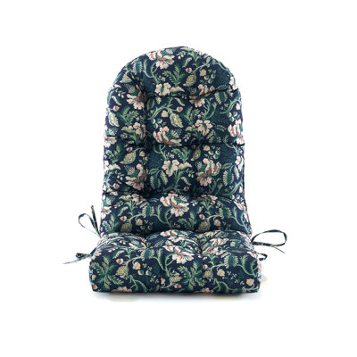 Coussin de chaise de patio extérieur / intérieur pour Adirondack 48 po x 21 po x 4 po Floar