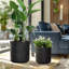 Ensemble de pots à fleurs ronds 2 pièces Amilliana-106894968