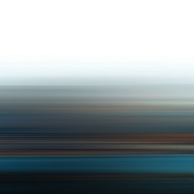 Blue Motion III Print by Sofia Fox