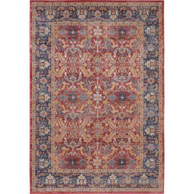 Tapis rouge d'inspiration persane Raymond