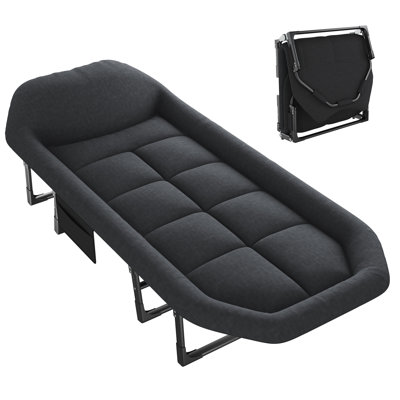 5-Position Adjustable Folding Camping Cot with Carry Bag for Adults 450lbs
