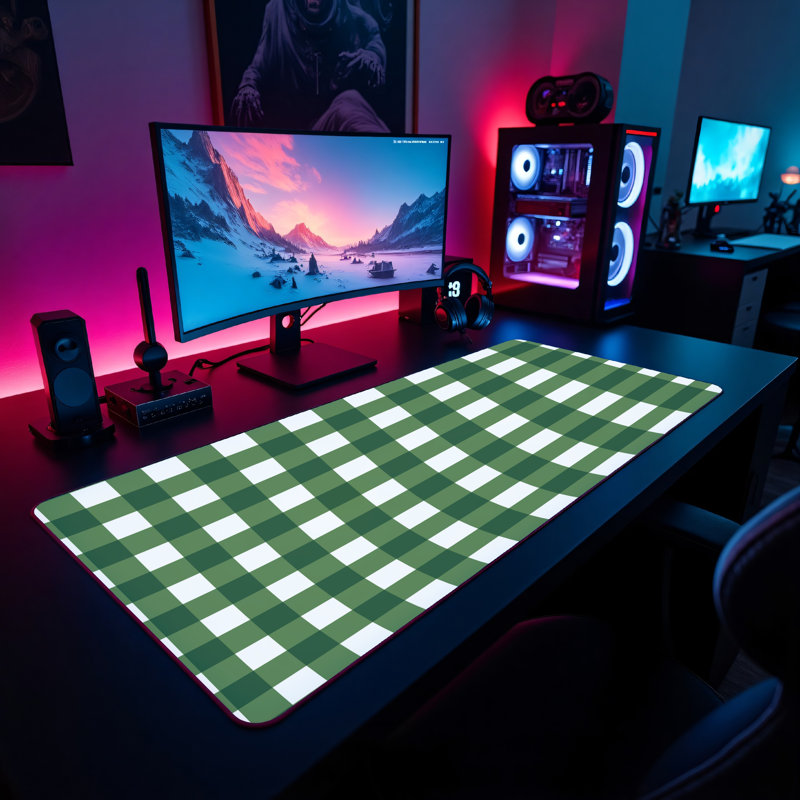 Polyester Desk Pad, 31.5x15.5