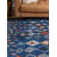 Tapis bleu abstrait Victorville-712582685