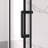 5660" W X 74" H Semiframeless Sliding Shower Door, 1/4" (6Mm) Clear SGCC Tempered Glass, Matte Black Finished, Adjustable Width – No Cutting Required