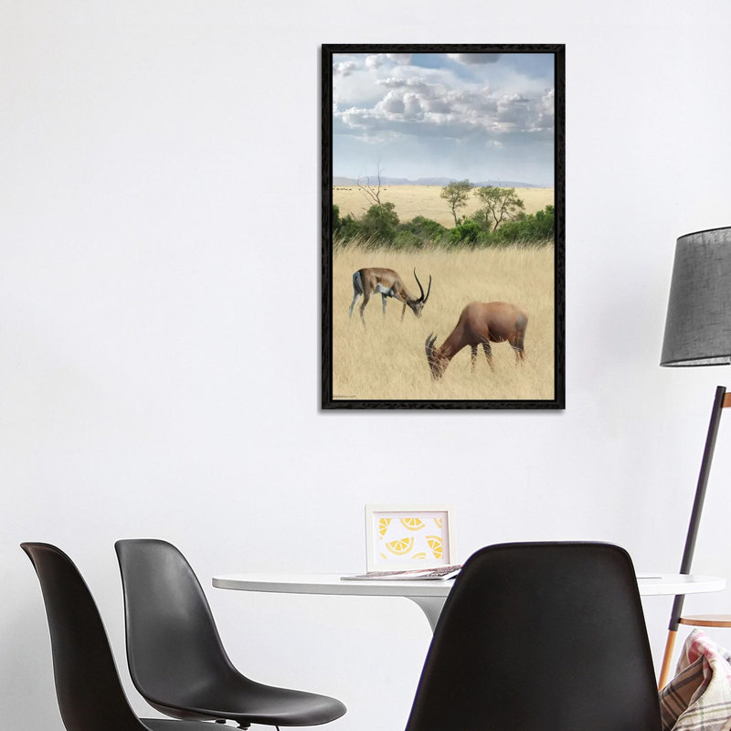Kenya #2 by Ben Heine - Print on Canvas, 101.6 cm H x 66.04 cm W, Black Framed