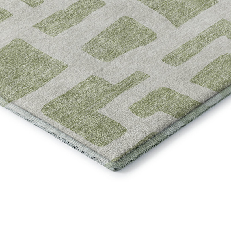 Tapis en aloès Prisco lavable à la machine de qualité supérieure, Rectangle 10 pi x 14 pi