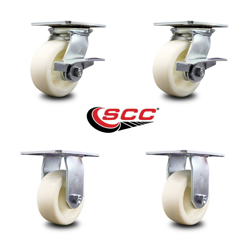 4 Piece Nylon Caster Set