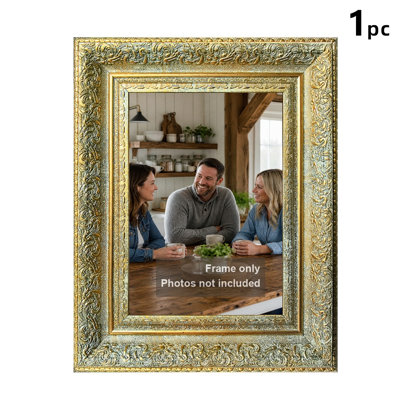 5" x 7" Black 3 PCS Mantel Picture Frame for Anniversary Gifts