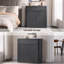 Buffet de rangement de 34,6 po de largeur avec tiroir et armoire à hauteur réglable Cesiro-115694079-123415712
