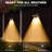 8-Pack IP67 Waterproof Solar Fence Lights - RGB Color & Warm White Solar Wall Lights For Step, Fence, Yard, Patio, Stairs, Pathway, Balcony