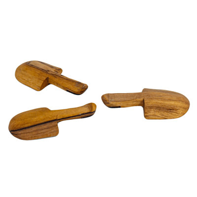 Global Crafts Wood Measuring Scoop Set