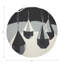 Ornements en cuir noir et blanc-119015135