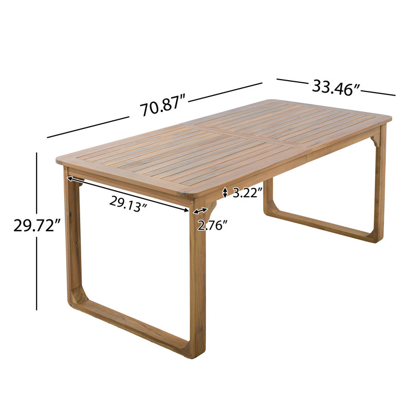 Ensemble repas 7 pièces en bois d'acacia avec chaises pivotantes et coussins Marisol, Beige Rope, 6