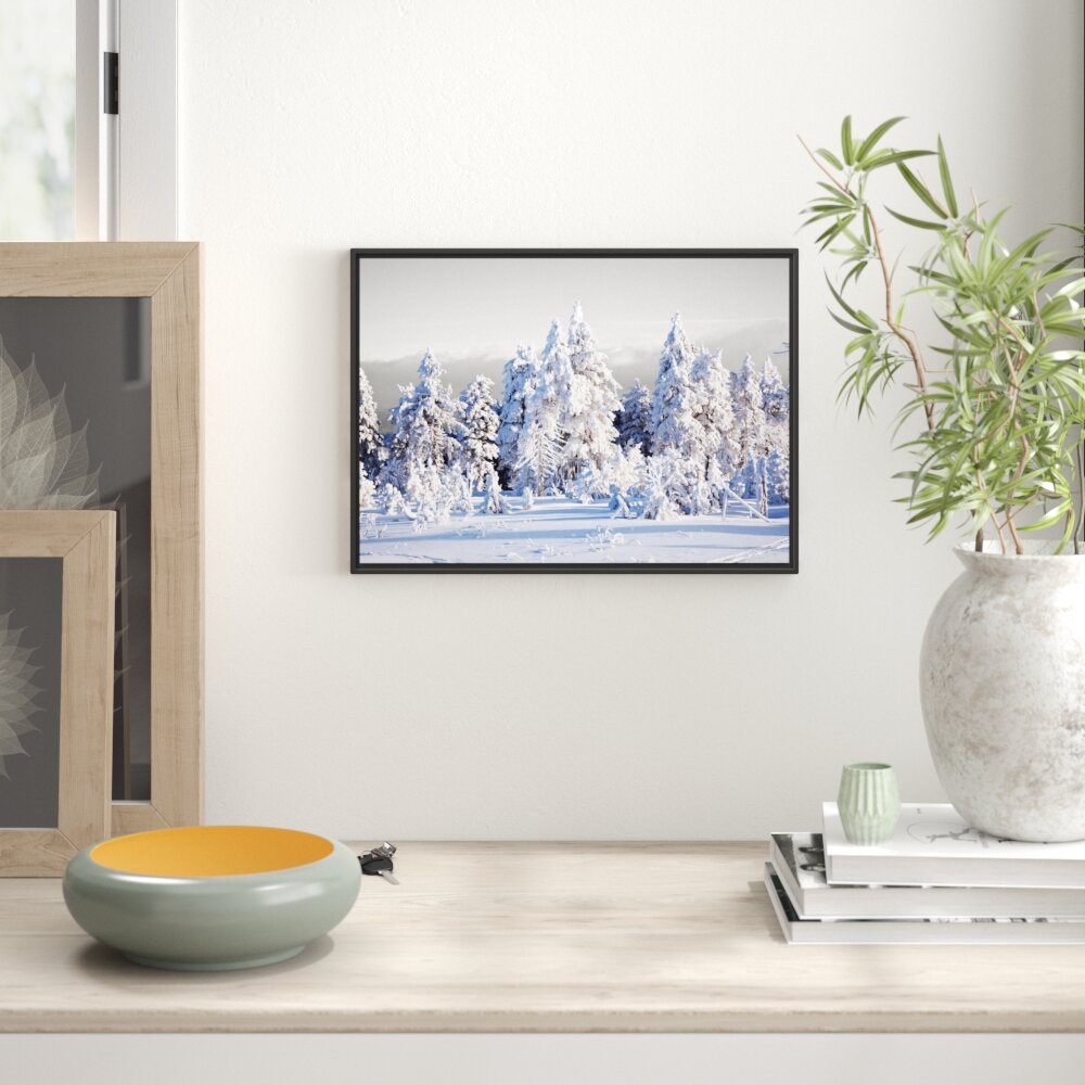 Gerahmtes Wandbild Winter Wunderland