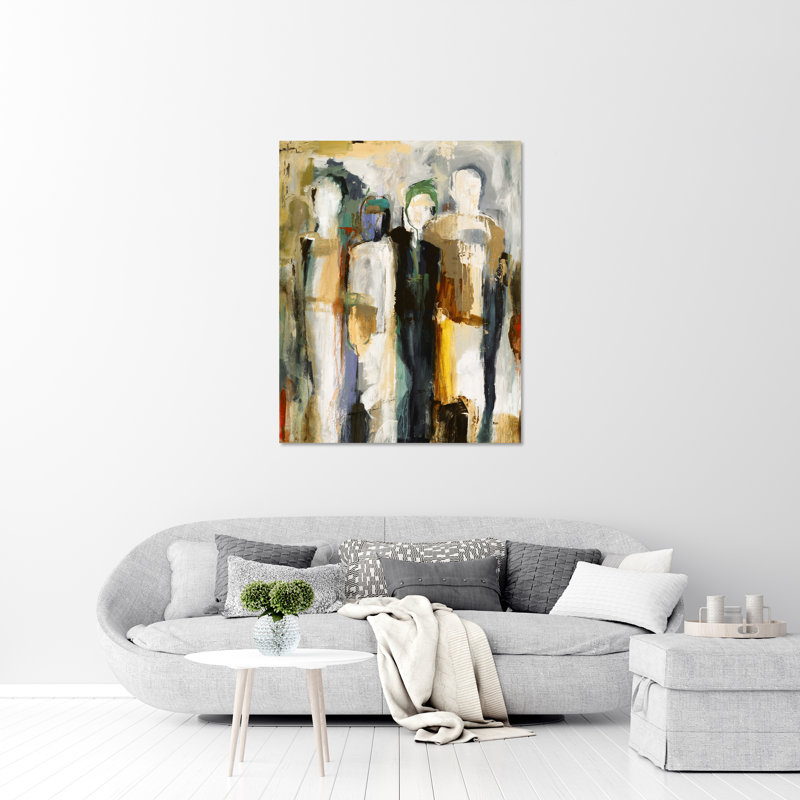 In The Scene Print, 59" H x 47" W , Marble Glaze (on Giclee Canvas)