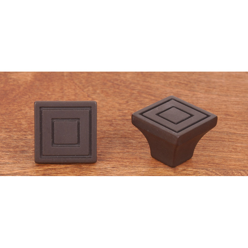 CK Series Square Knob, Small, Oil Rubbed Bronze